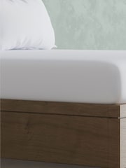 Panda London White Bamboo Viscose Fitted Sheet - Image 1 of 3