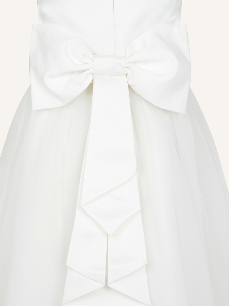 Monsoon Natural Tulle Bridesmaid Dress - Image 2 of 2