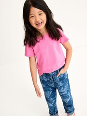 Pink/Pink 100% Cotton T-Shirt (3-16yrs) - Image 4 of 8