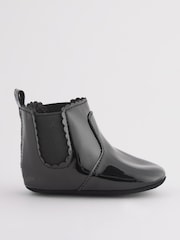 Black Patent Chelsea Baby Boots (0-24mths) - Image 2 of 7
