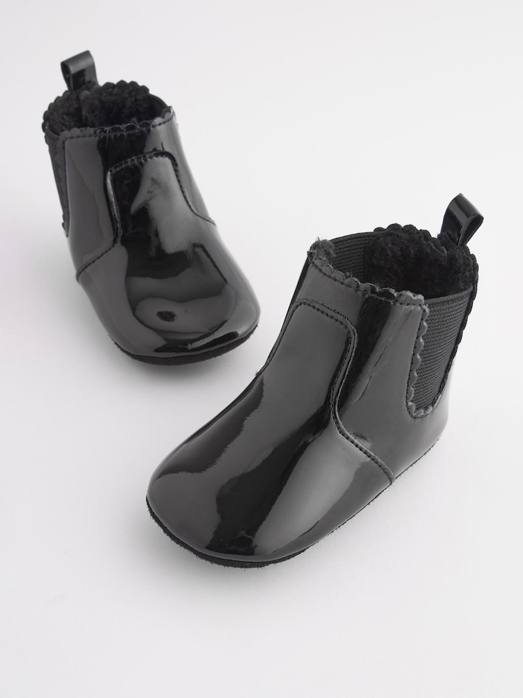 Brevet noir - Bottes Chelsea pour bébé (0-24mths) - Image 3 of 7