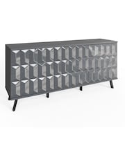 Frank Olsen Grey Elevate Smart LED Sideboard - Image 3 of 5