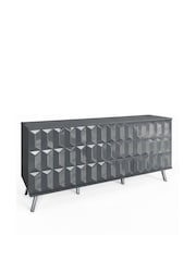 Frank Olsen Grey Elevate Smart LED Sideboard - Image 7 of 10