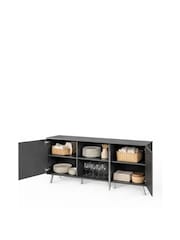 Frank Olsen Grey Elevate Smart LED Sideboard - Image 9 of 10