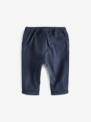 Navy Blue Chino Baby Trousers - Image 2 of 2