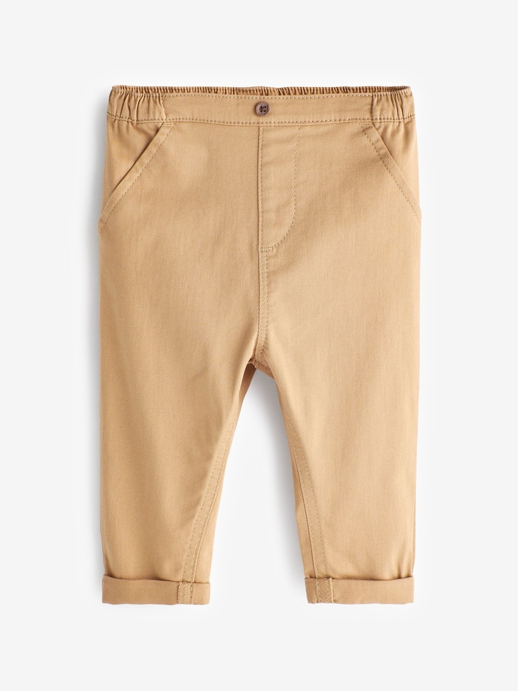 Tan Brown Chino Baby Trousers - Image 1 of 7