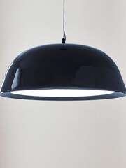 Jasper Conran London Blue Domed Pendant With Diffuser - Image 3 of 6