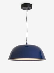 Jasper Conran London Blue Domed Pendant With Diffuser - Image 5 of 6