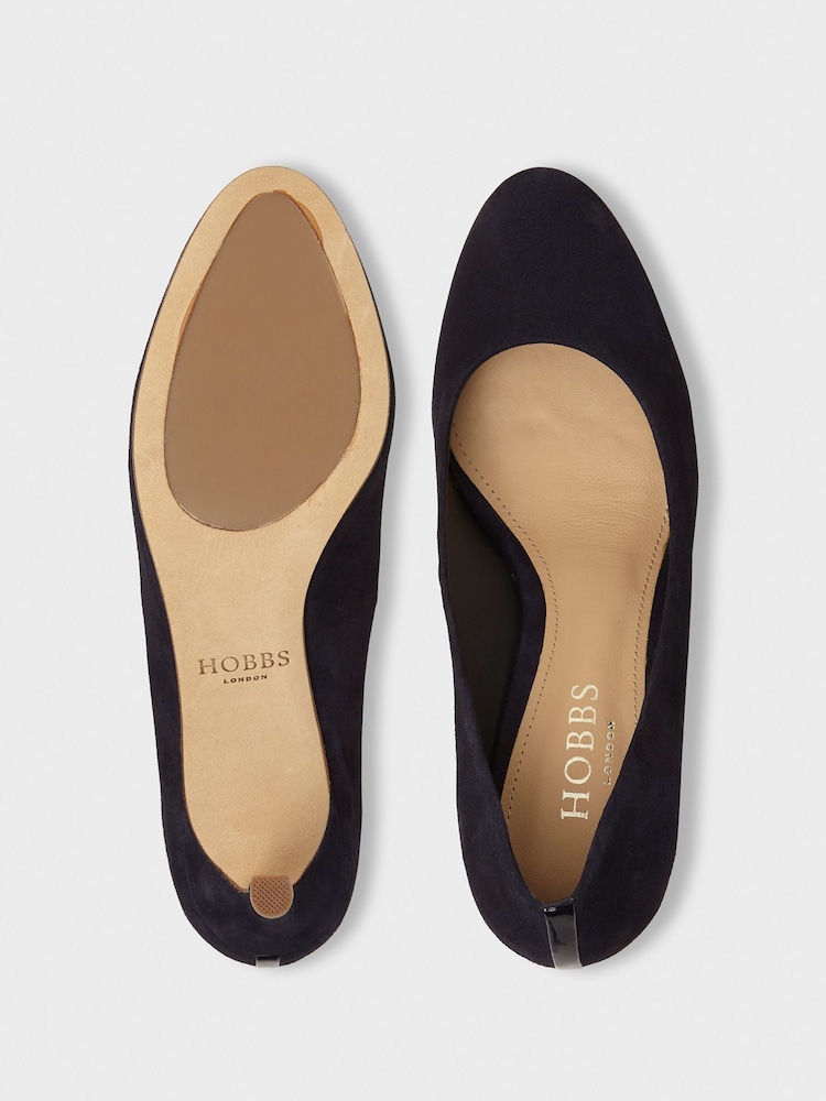 Hobbs Blue Lizzie Court Shoes - Image 2 of 5
