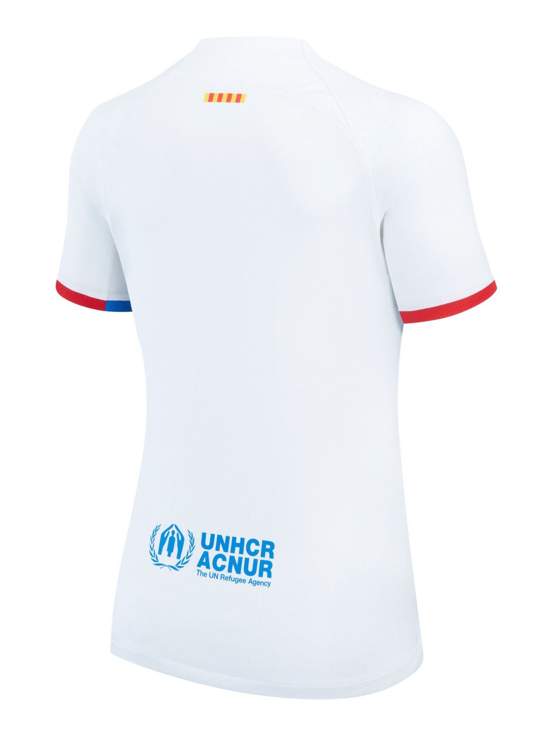 Buy Nike White Barcelona Away 2023-24 Stadium Shirt Womens