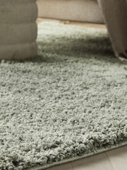 Sage Green Premium Cosy Shaggy Rug - Image 5 of 8