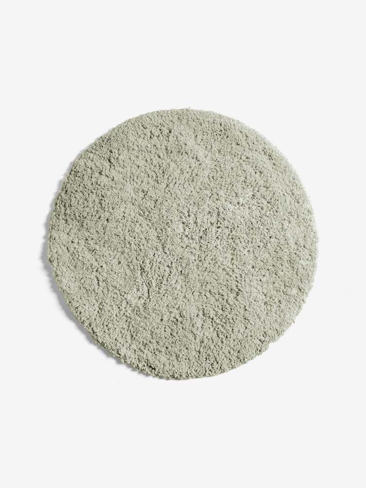 Sage Green Premium Cosy Shaggy Rug - Image 7 of 8