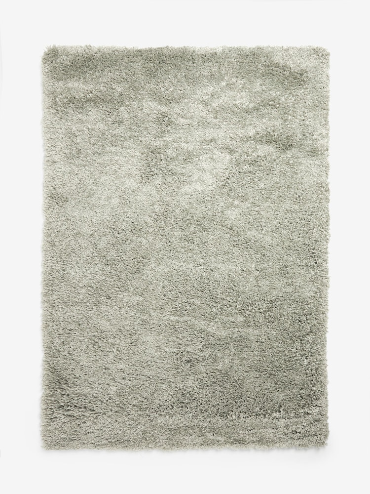 Sage Green Premium Cosy Shaggy Rug - Image 8 of 8