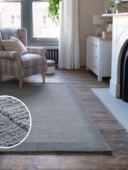 Charcoal Grey Darcy Rug - Image 1 of 7