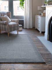 Charcoal Grey Darcy Rug - Image 2 of 7