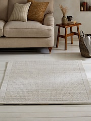 Silver Grey Florence Border Rug - Image 1 of 5