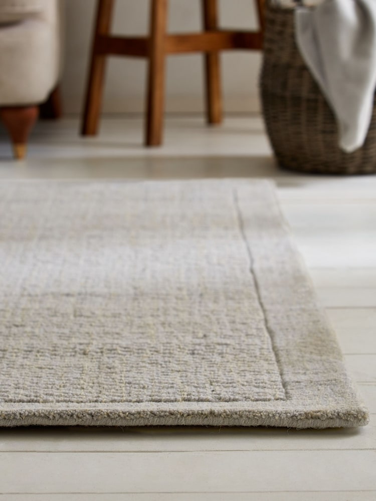 Silver Grey Florence Border Rug - Image 2 of 5