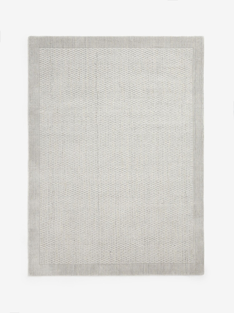 Silver Grey Florence Border Rug - Image 5 of 5