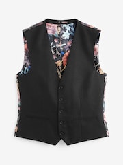 Black Donegal Suit Waistcoat - Image 6 of 10