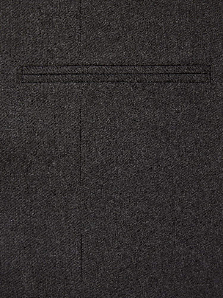 Charcoal Grey 100% wool suit: waistcoat - Image 2 of 5 Charcoal Grey 100% wool suit: waistcoat - Image 2 of 5