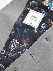 Light Grey 100% wool suit: waistcoat - Image 4 of 4