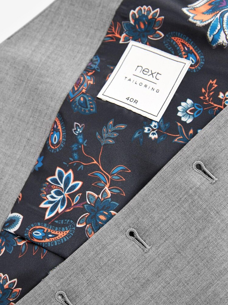 Light Grey 100% wool suit: waistcoat - Image 4 of 4 Light Grey 100% wool suit: waistcoat - Image 4 of 4