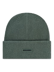 Abercrombie & Fitch Green Essential Beanie & Glove Set - Image 1 of 3