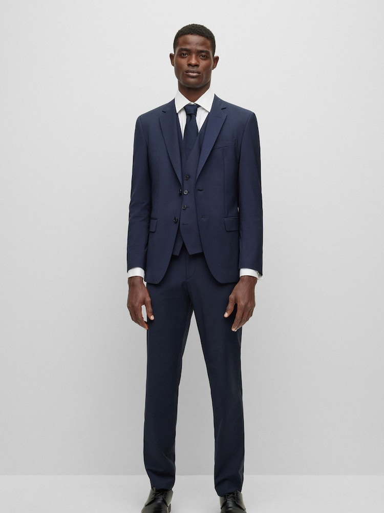 Blau - BOSS, BOSS, Slim-Fit-Anzugjacke - Bild 1 von 7