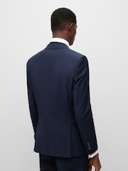 Blau - BOSS, BOSS, Slim-Fit-Anzugjacke - Bild 3 von 7