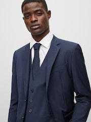 Blau - BOSS, BOSS, Slim-Fit-Anzugjacke - Bild 4 von 7