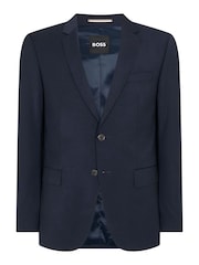 Blau - BOSS, BOSS, Slim-Fit-Anzugjacke - Bild 6 von 7