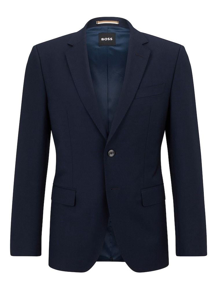 Blau - BOSS, BOSS, Slim-Fit-Anzugjacke - Bild 7 von 7