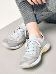 Grey & Lime Next Active Sports V254W Running Trainers - Image 1 of 9