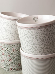 Laura Ashley Green Bone China Set of 4 Mug Sets - Image 2 of 3