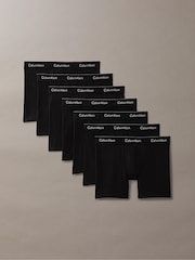 Calvin Klein Black Icon Cotton Stretch Boxer Briefs 7 Pack - Image 1 of 5