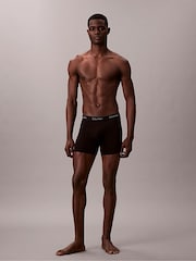 Calvin Klein Black Icon Cotton Stretch Boxer Briefs 7 Pack - Image 4 of 5