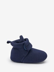Navy Blue Cosy Baby Boots (0-24mths) - Image 1 of 5