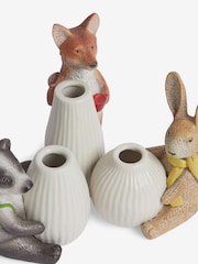 Set of 3 Woodland Animal Mini Vases - Изображение 4 из 4