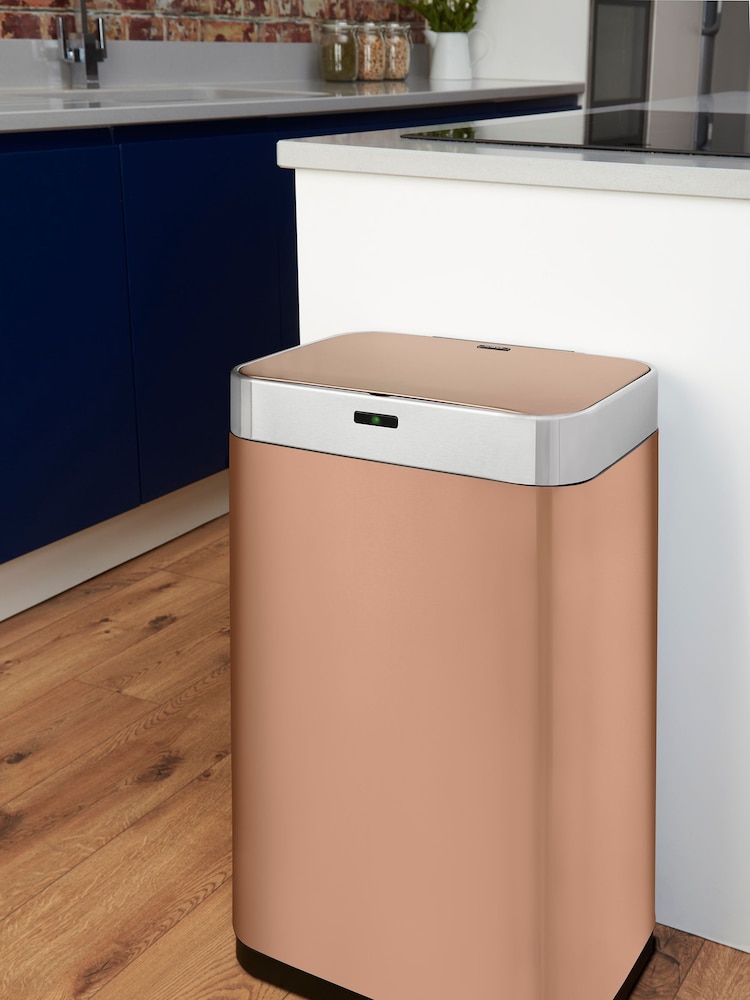 Tower Copper 75L Rectangular Sensor Bin - Image 1 of 4