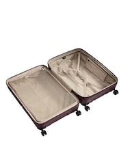 Antler Purple Single Stripe Large 81cm Expandable Suitcase. - Image 6 of 6