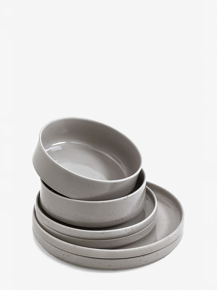 Hayden Speckle 12 Piece Dinner Set - صورة 4 من 4