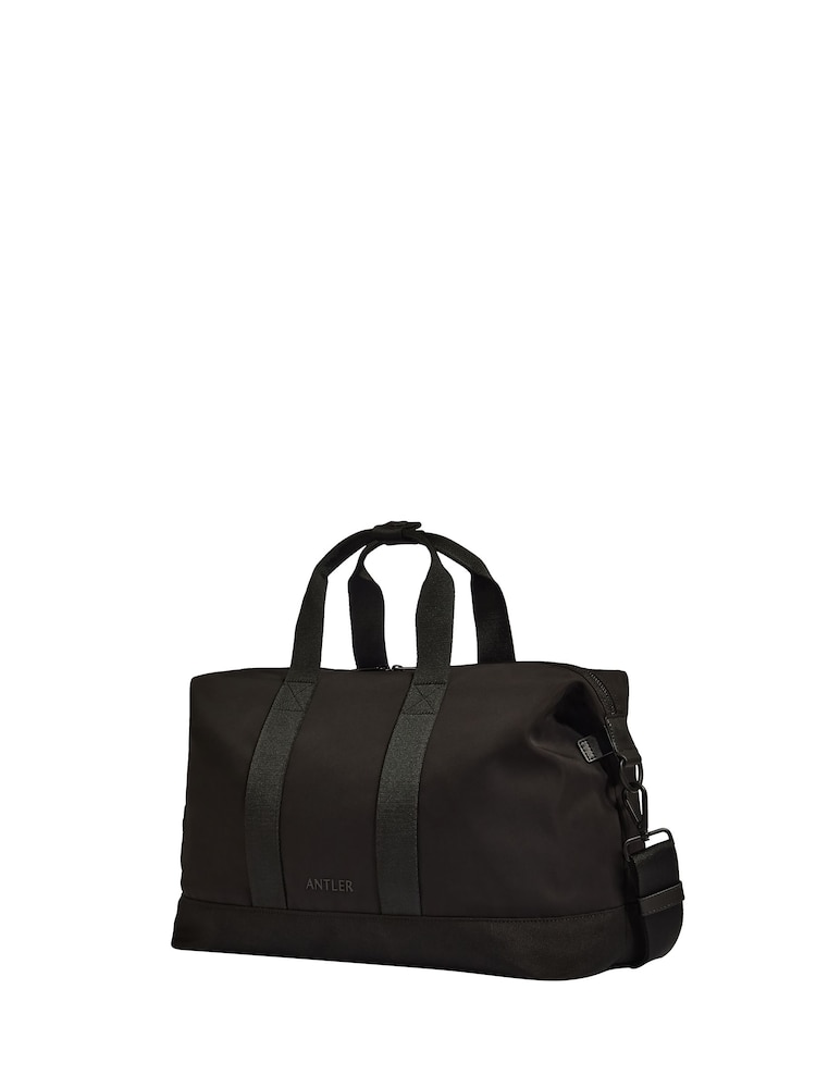 Antler Black Icon Collection Overnight Bag - Image 2 of 3 Antler Black Icon Collection Overnight Bag - Image 2 of 3