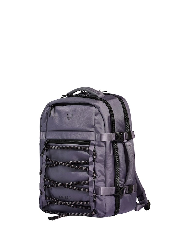 Antler Purple Discovery Back Pack Bag - Image 2 of 5
