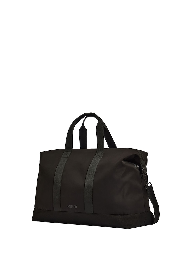 Antler Black Icon Collection Weekender Bag - Image 2 of 8 Antler Black Icon Collection Weekender Bag - Image 2 of 8