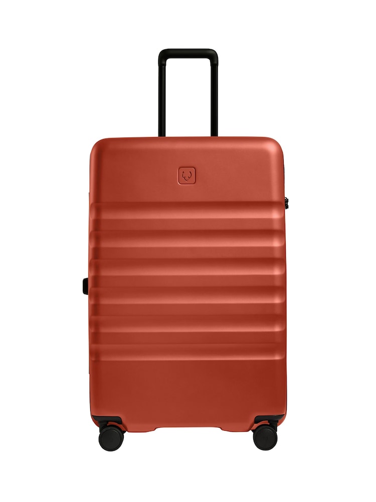 Antler Red Icon Stripe 78CM Expandable Suitcase. - Image 1 of 7 Antler Red Icon Stripe 78CM Expandable Suitcase. - Image 1 of 7