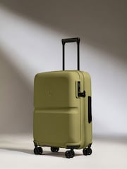 Antler Green Single Stripe Cabin 4-Wheel Standard Spinner - Image 1 of 5