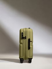 Antler Green Single Stripe Cabin 4-Wheel Standard Spinner - Image 2 of 5