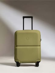 Antler Green Single Stripe Cabin 4-Wheel Standard Spinner - Image 3 of 5