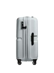 Antler Blue Single Stripe Large 68 cm Expandable Suitcase. - Image 4 of 6