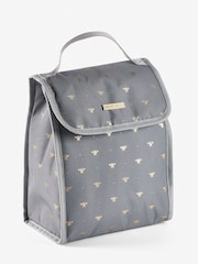 Grey Bee Print Lunch Bag - Image 4 of 4